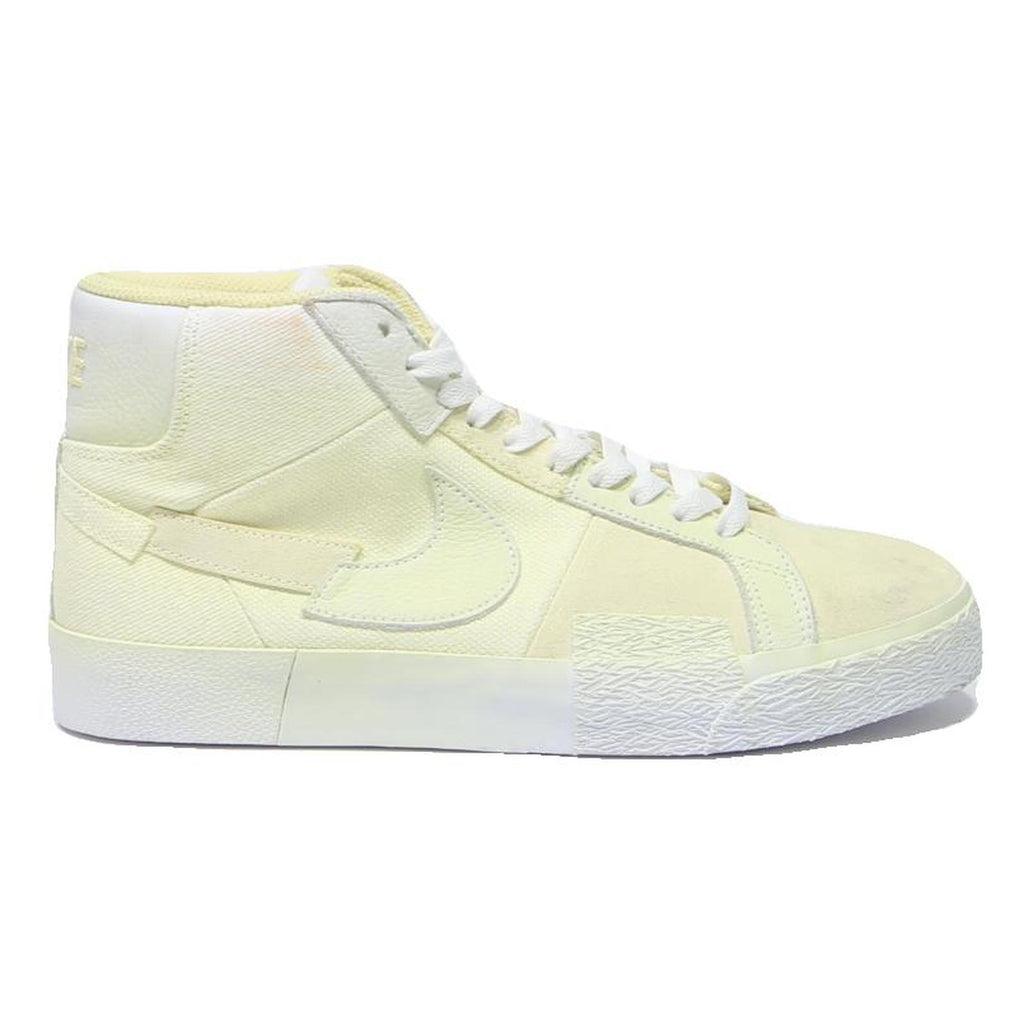 NIKE Blazer Mid 77 Vintage Mens High Top Trainers Cream & White Synthetic UK 7