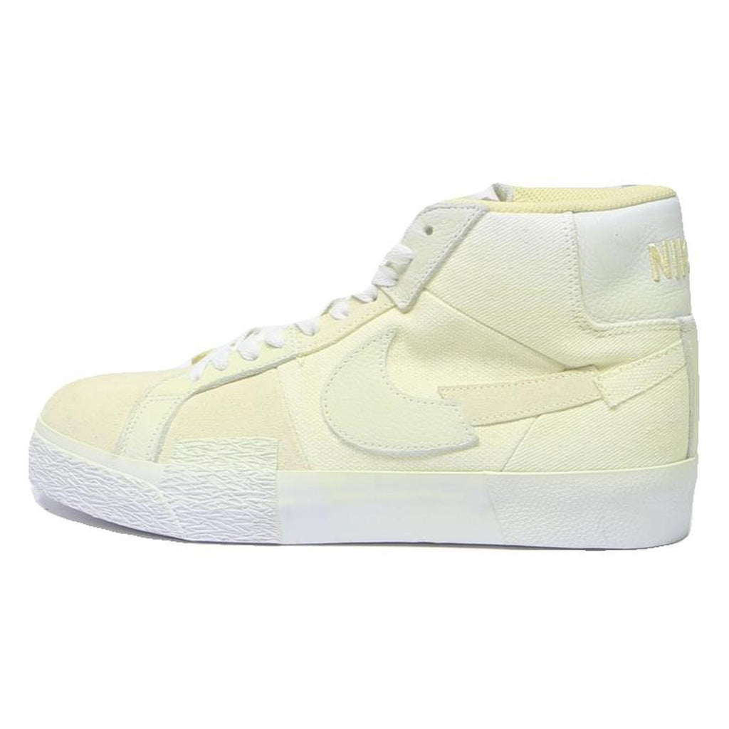 NIKE Blazer Mid 77 Vintage Mens High Top Trainers Cream & White Synthetic UK 7