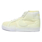 NIKE Blazer Mid 77 Vintage Mens High Top Trainers Cream & White Synthetic UK 7