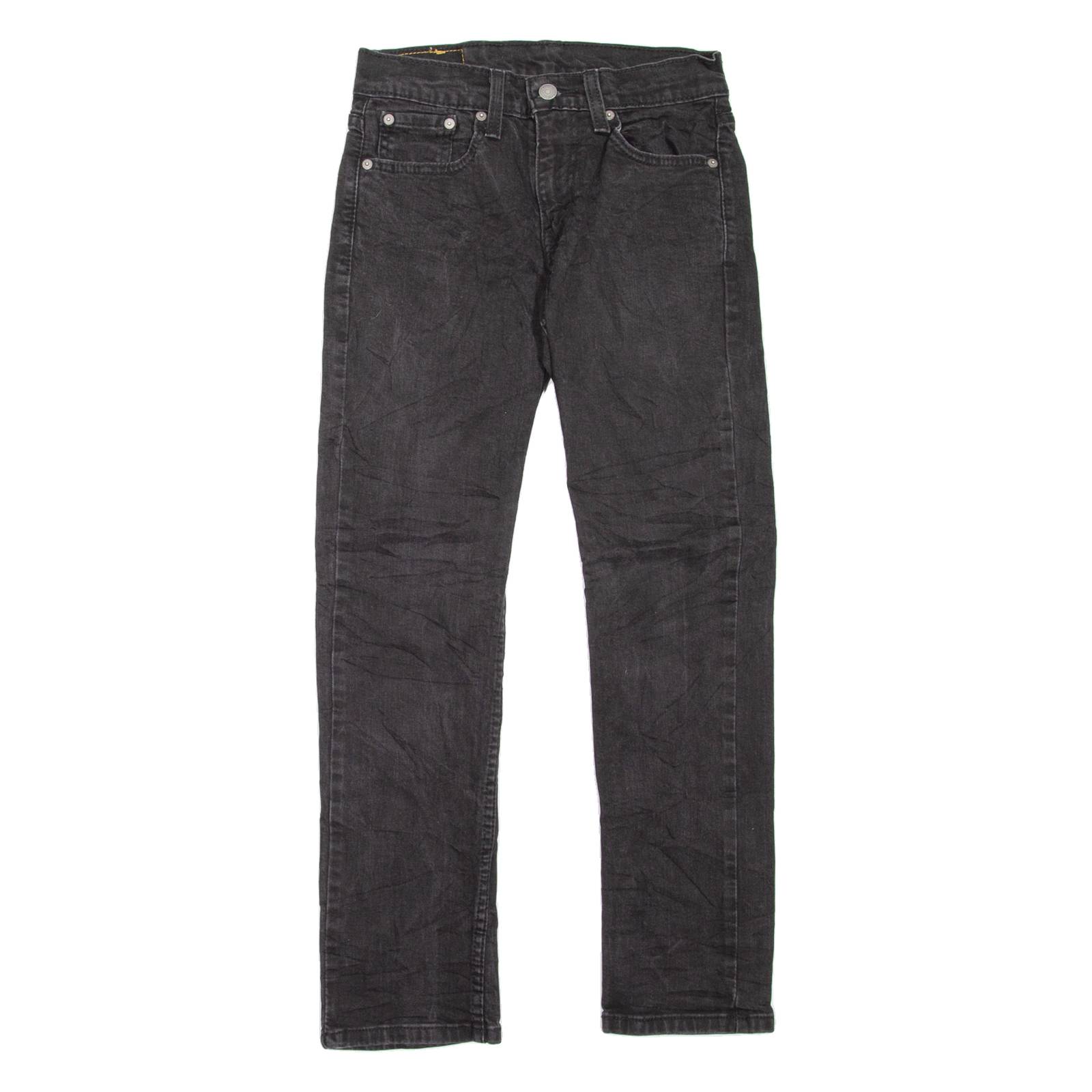 LEVI'S 511 Jeans Mens Black Slim Straight W28 L27
