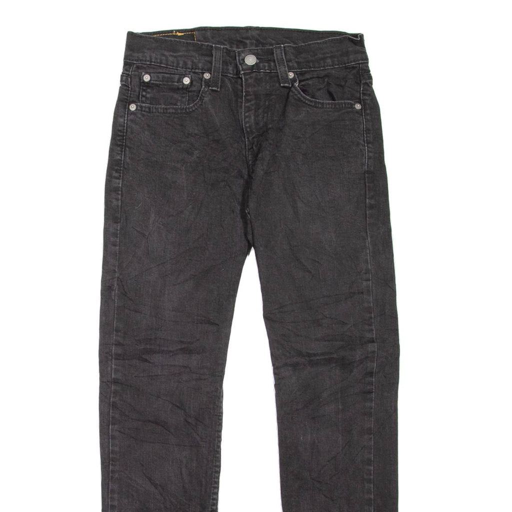 LEVI'S 511 Jeans Mens Black Slim Straight W28 L27