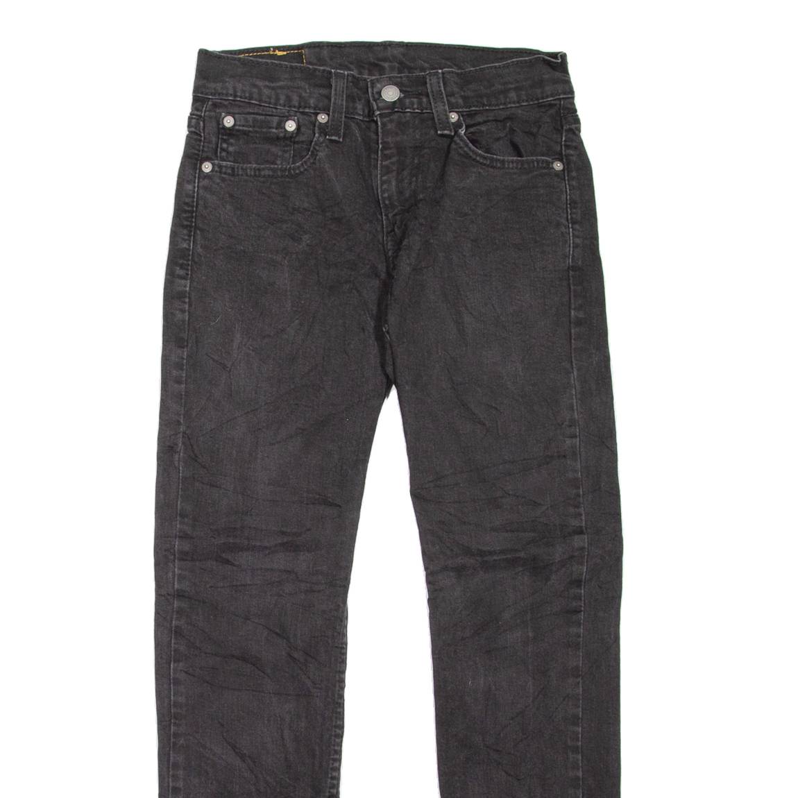 LEVI'S 511 Jeans Mens Black Slim Straight W28 L27