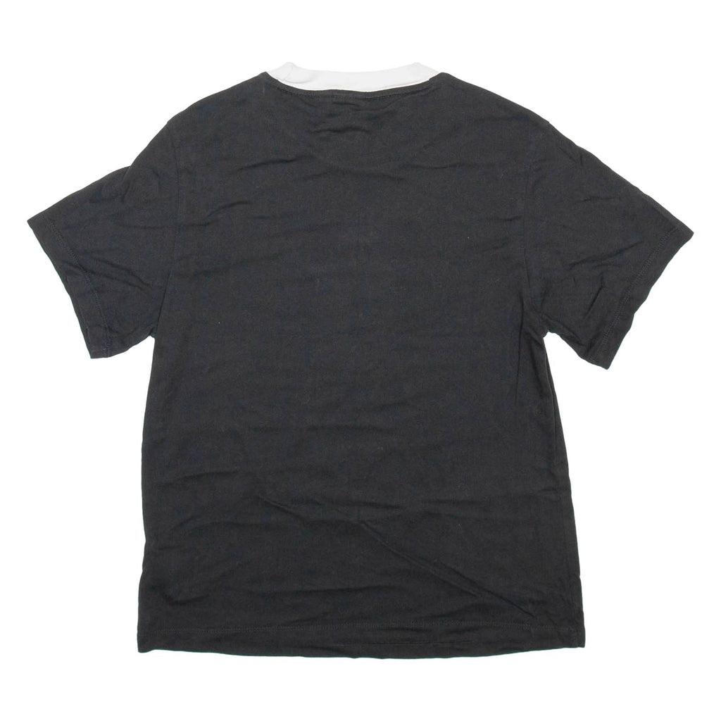 ADIDAS Womens T-Shirt Black UK 4