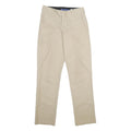 DICKIES Mens Polyester Blend Beige Regular Fit Straight Trousers W29 L32