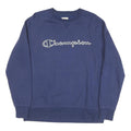 CHAMPION Mens Blue Crew Neck M Sweatshirt Cotton Blend Pullover Casual
