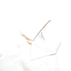 YVES SAINT LAURENT Mens White Shirt M Classic Cotton Blend Short Sleeve Button