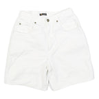 PROPS Womens White Cotton Blend Casual Shorts XS W24 Classic Fit Summer Wear