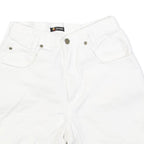 PROPS Womens White Cotton Blend Casual Shorts XS W24 Classic Fit Summer Wear