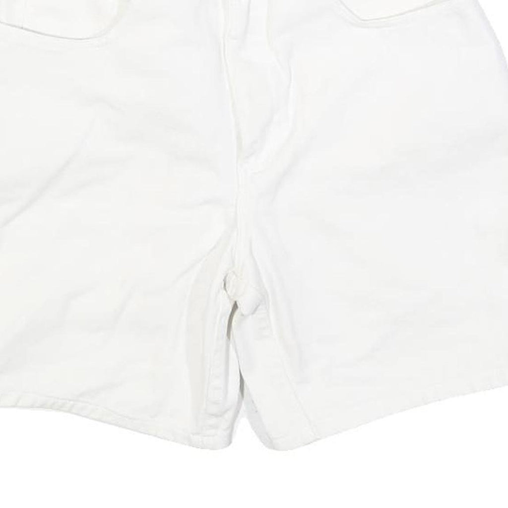 PROPS Womens White Cotton Blend Casual Shorts XS W24 Classic Fit Summer Wear