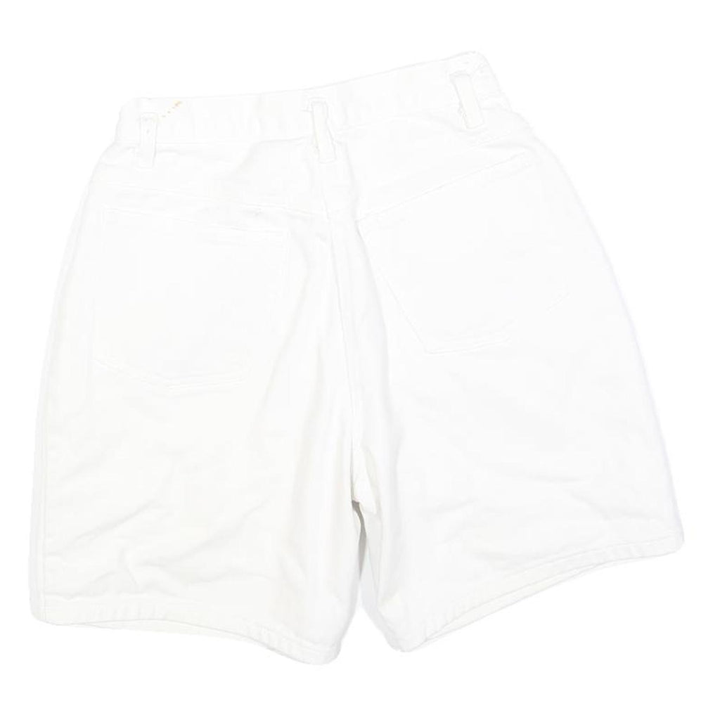 PROPS Womens White Cotton Blend Casual Shorts XS W24 Classic Fit Summer Wear