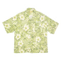 SIGNATURE SERIES Mens Hawaiian Shirt Green Floral L