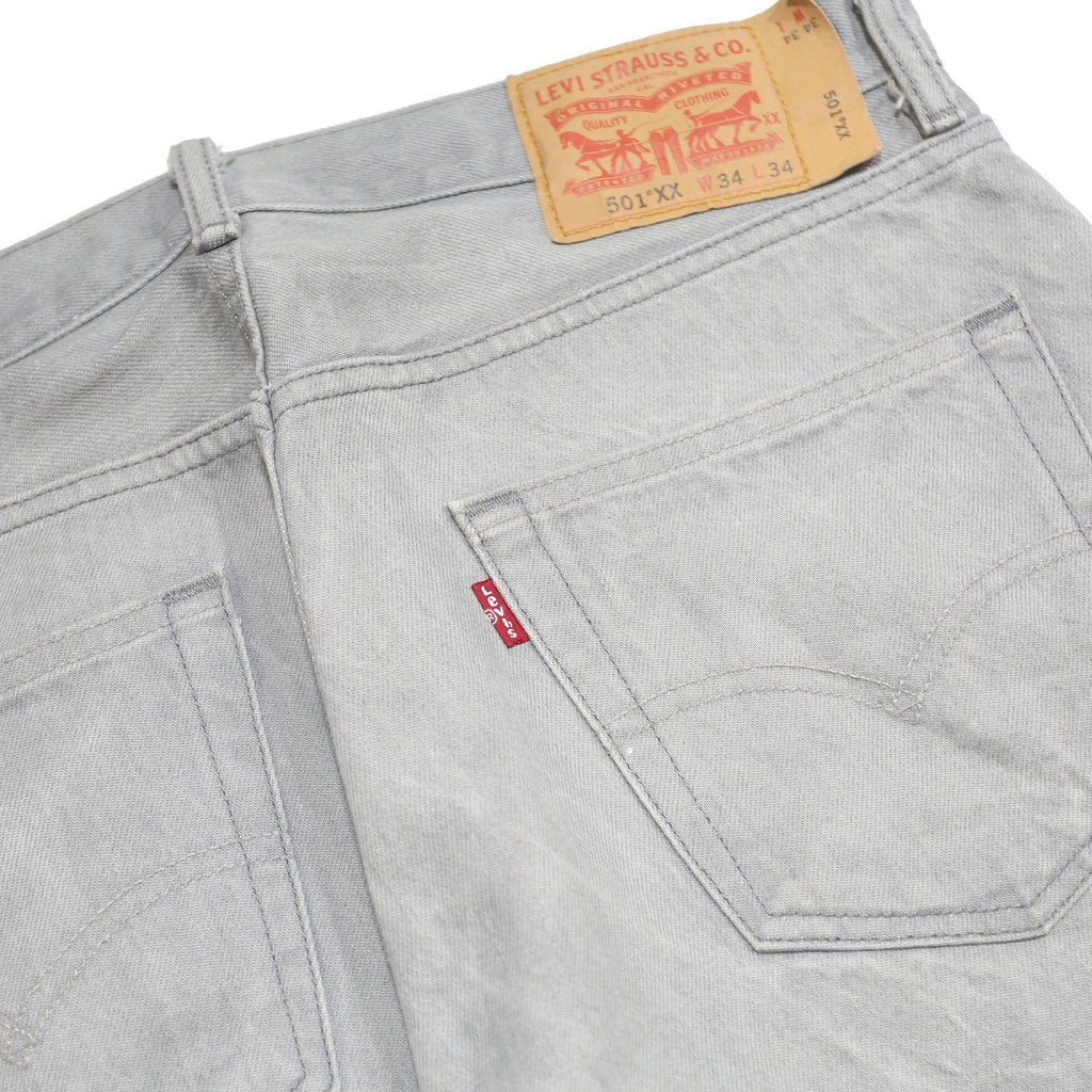 LEVI'S 501 Mens Jeans Blue Regular Straight Denim Light W34 L34 Classic Button