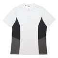 GYMSHARK Mens White & Black Sports Graphic T-Shirt M Short Sleeve Crew Neck