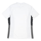 GYMSHARK Mens White & Black Sports Graphic T-Shirt M Short Sleeve Crew Neck