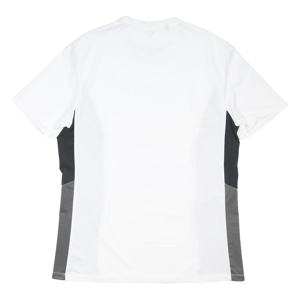 GYMSHARK Mens White & Black Sports Graphic T-Shirt M Short Sleeve Crew Neck