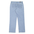 LEE Womens Jeans Blue Relaxed Straight W30 L30