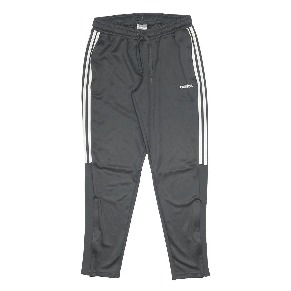 ADIDAS Womens Joggers Black White Classic Tapered L W27 L28 Sports Casual