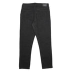 LEVI'S Classic Mid Rise Skinny Womens Jeans Black Cotton Blend W31 L28 Zip