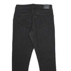 LEVI'S Classic Mid Rise Skinny Womens Jeans Black Cotton Blend W31 L28 Zip