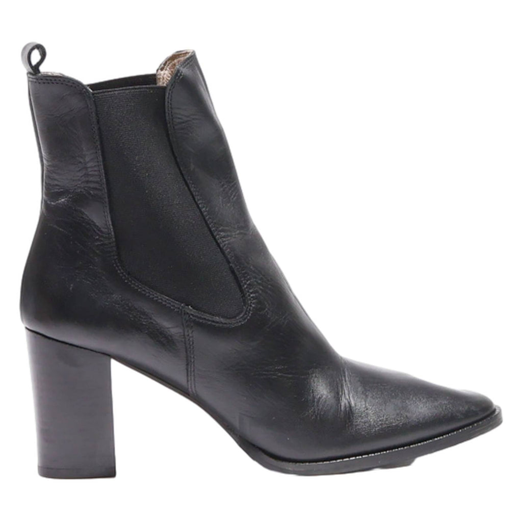 SAN MARINA Ankle Boots Black Leather Womens UK 5