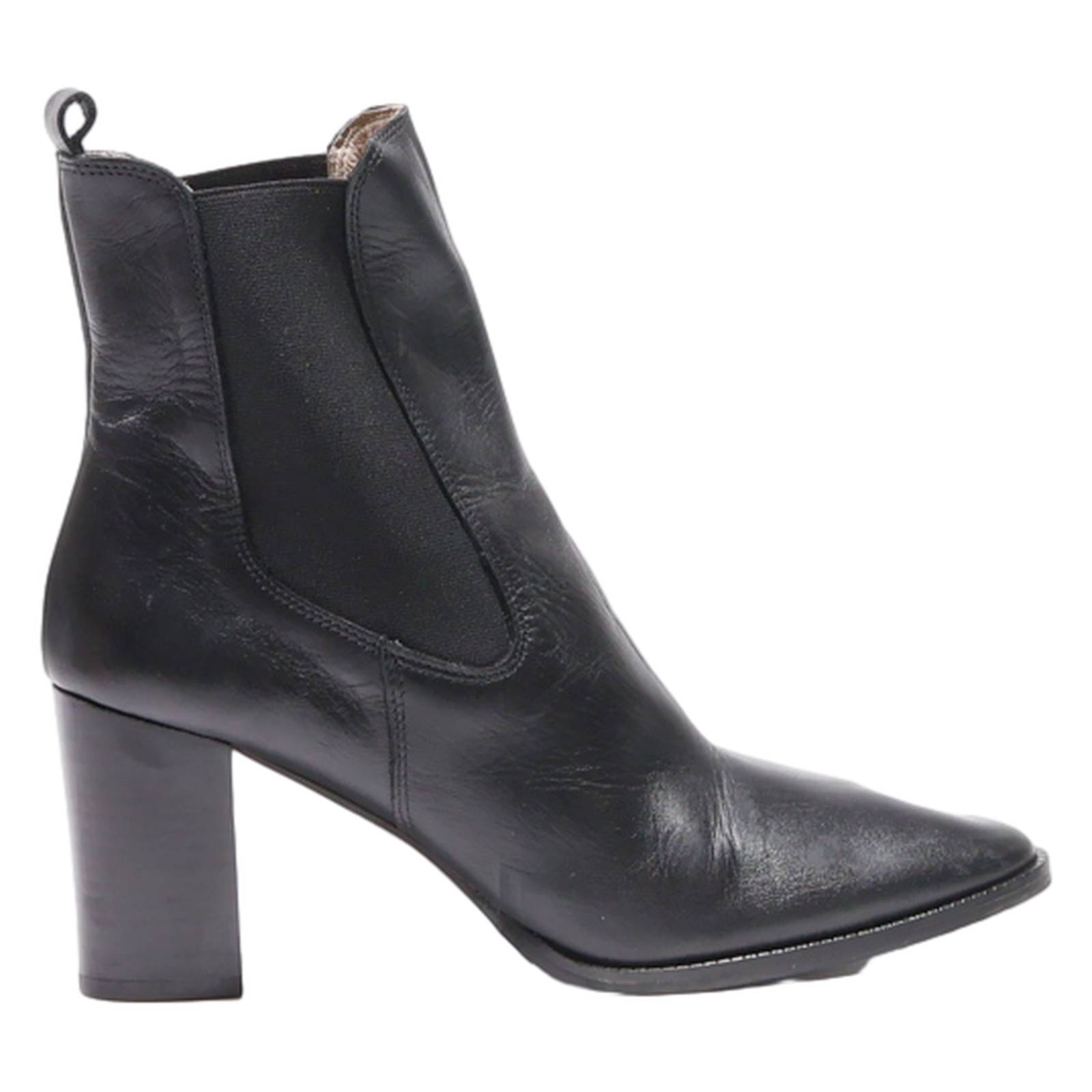 SAN MARINA Ankle Boots Black Leather Womens UK 5