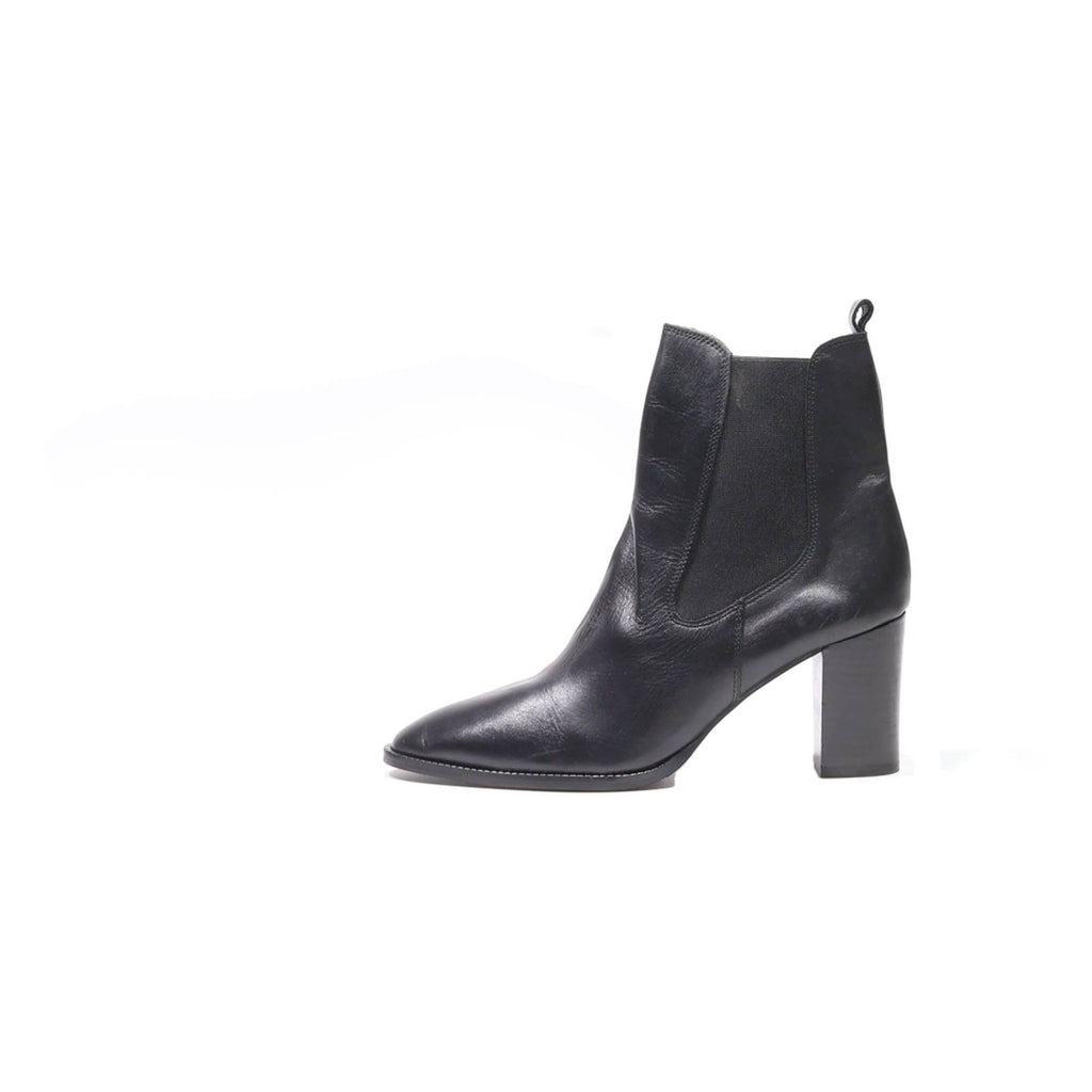 SAN MARINA Ankle Boots Black Leather Womens UK 5