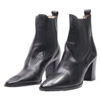 SAN MARINA Ankle Boots Black Leather Womens UK 5