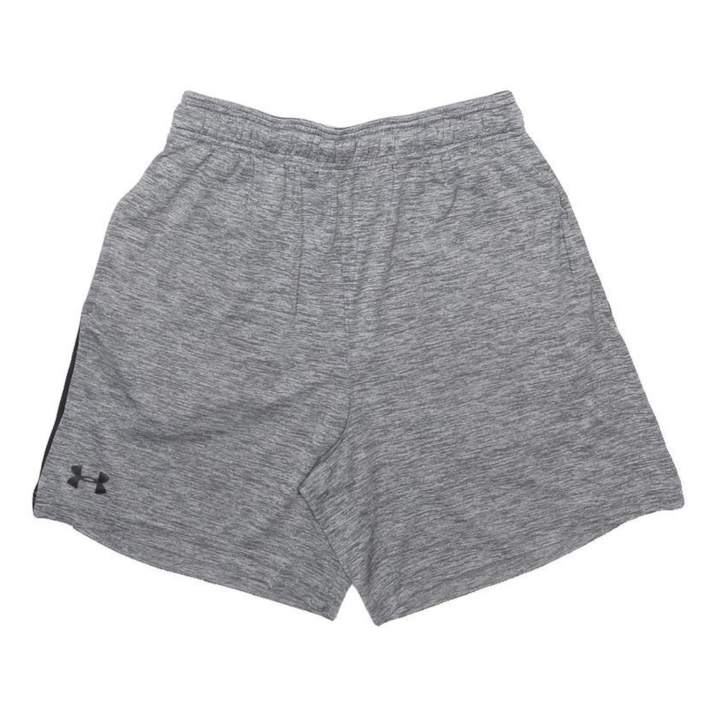 UNDER ARMOUR Mens Grey Casual Sports Shorts M W26 Lightweight Synthetic Fabric