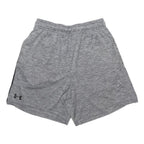 UNDER ARMOUR Mens Grey Casual Sports Shorts M W26 Lightweight Synthetic Fabric