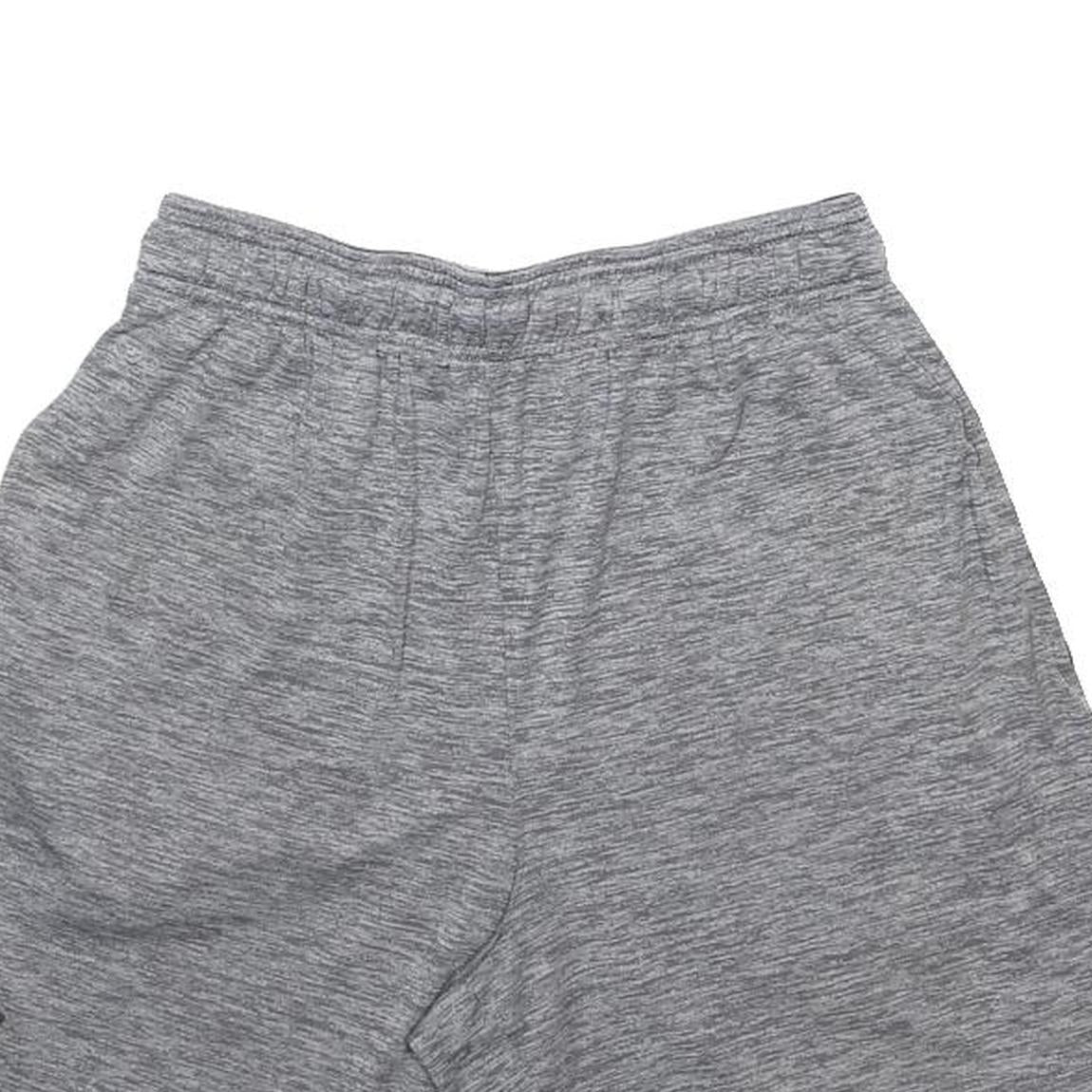 UNDER ARMOUR Mens Grey Casual Sports Shorts M W26 Lightweight Synthetic Fabric