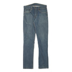 LEVI'S Mens Slim Blue Denim Classic Jeans W28 L30 Zip Cotton Blend