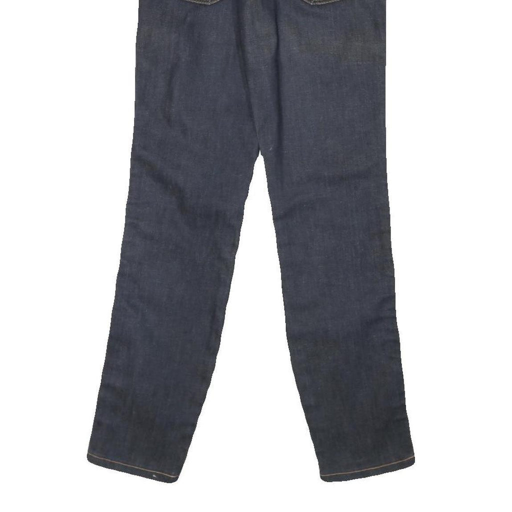 WRANGLER Womens Slim Fit Skinny Denim Dark Blue Cotton Blend Zip W28 L29 Jeans