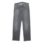 ARMANI JEANS Mens Jeans Grey Regular Straight Denim Medium W32 L30 Stylish