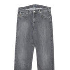 ARMANI JEANS Mens Jeans Grey Regular Straight Denim Medium W32 L30 Stylish