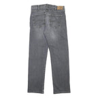 ARMANI JEANS Mens Jeans Grey Regular Straight Denim Medium W32 L30 Stylish