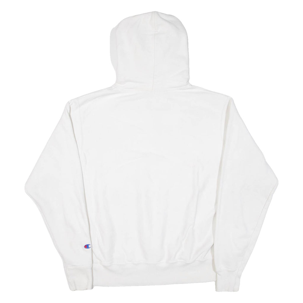 CHAMPION REVERSE WEAVE Mens White Hoodie M