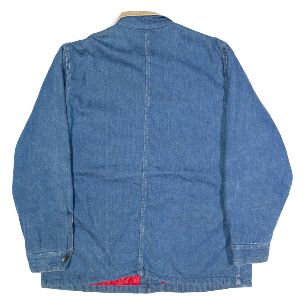 BIG SMITH Mens Chore Jacket Blue 90s XL