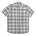 MAMMUT Mens Grey & White Check Shirt S Lightweight Synthetic Outdoor Casual