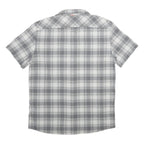 MAMMUT Mens Grey & White Check Shirt S Lightweight Synthetic Outdoor Casual