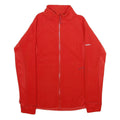 BERGHAUS Womens Red Jacket UK 14 Polyester Plain Zip Outdoor Activewear