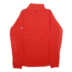 BERGHAUS Womens Red Jacket UK 14 Polyester Plain Zip Outdoor Activewear