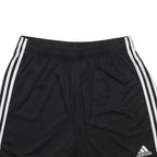 ADIDAS Mens Black & White Sports Shorts XL W30 Breathable Polyester