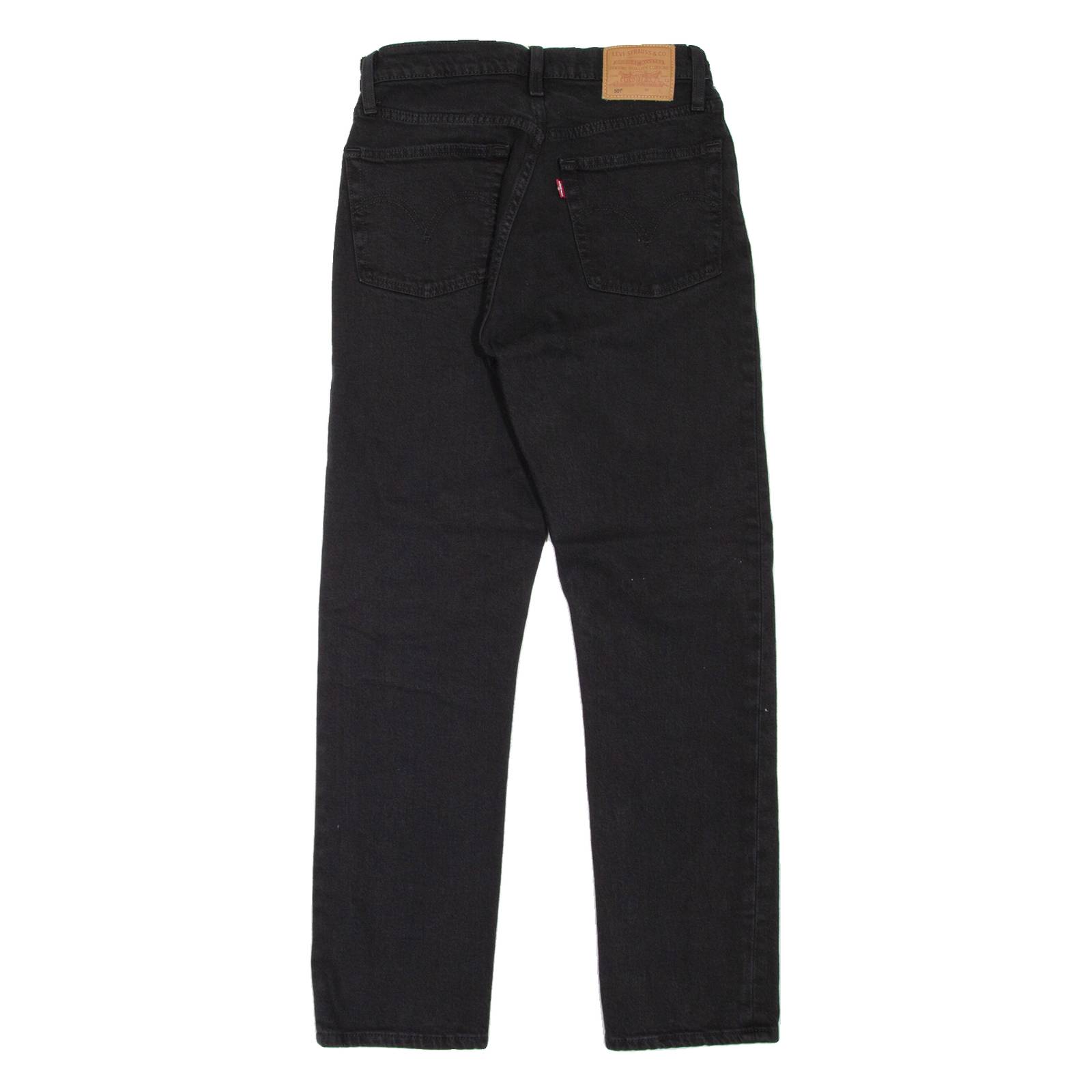 LEVI'S 501 BIG E Jeans Womens Black Regular Straight W26 L28