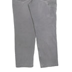 CARHARTT Mens Regular Fit Grey Denim Jeans W36 L32 Comfortable Durable Cotton