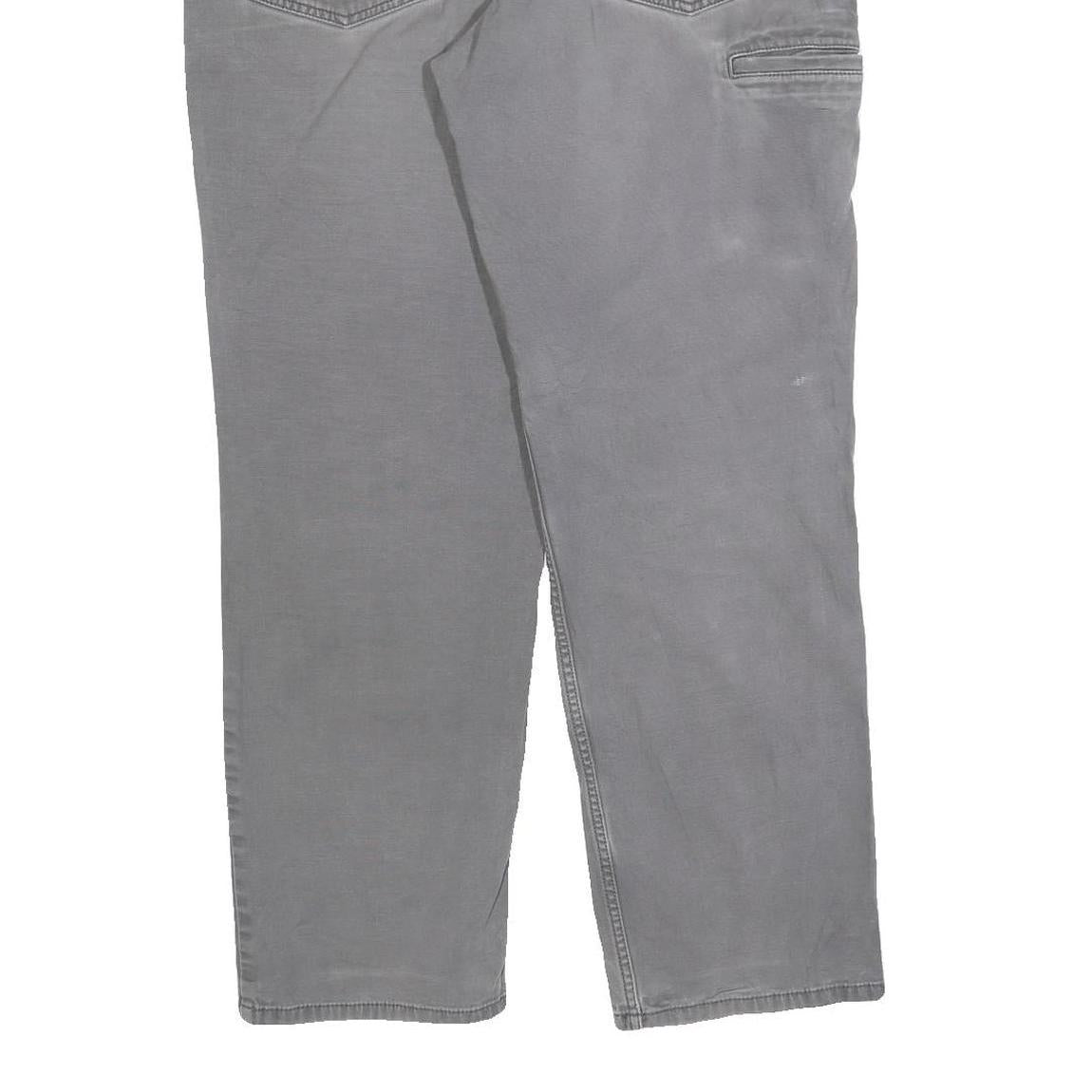 CARHARTT Mens Regular Fit Grey Denim Jeans W36 L32 Comfortable Durable Cotton