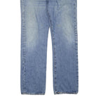 LEVI'S Mens Blue Regular Fit Straight Denim Cotton Blend Jeans W38 L33 Button