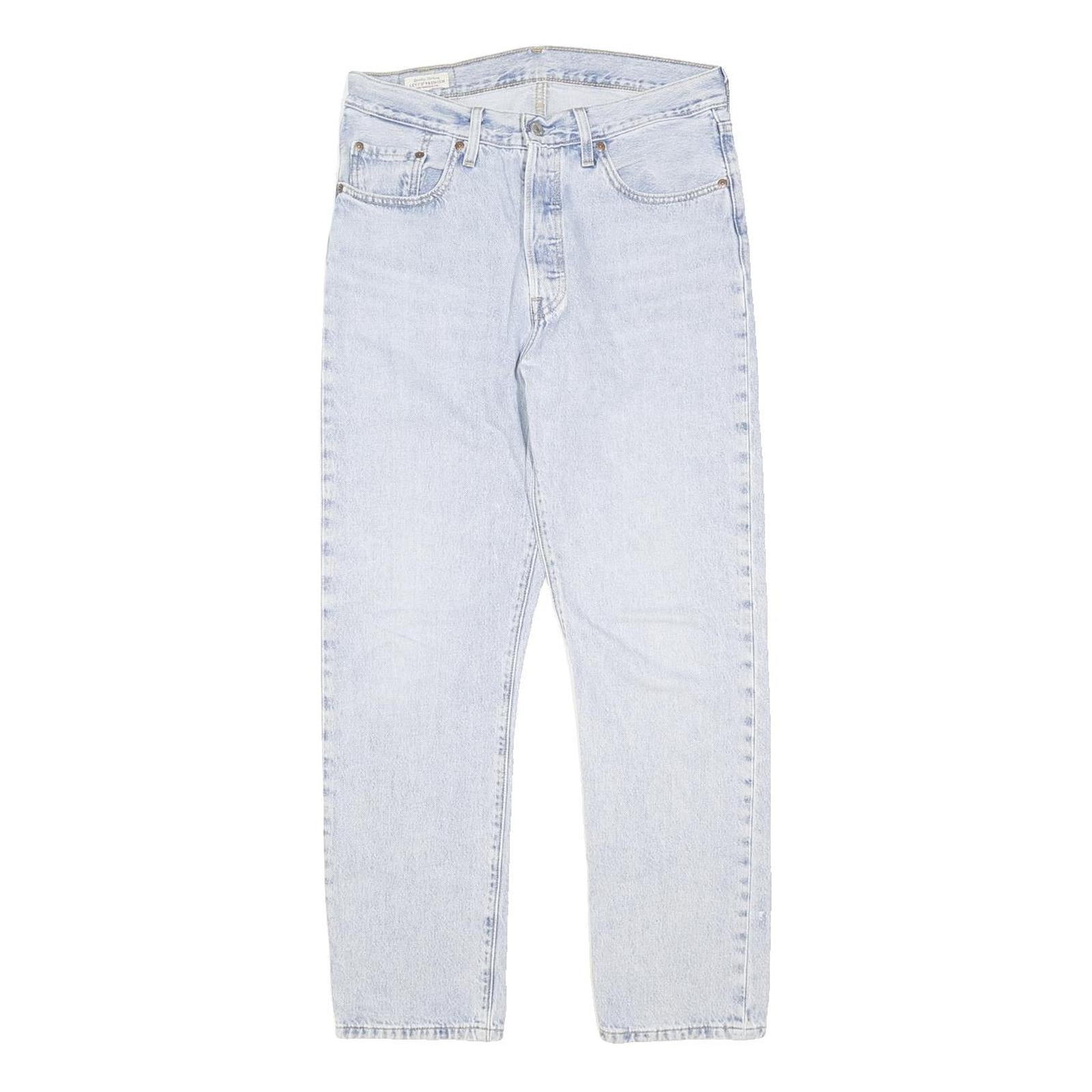LEVI'S Womens Big E Jeans Blue Regular Straight Denim Light W30 L28 Vintage
