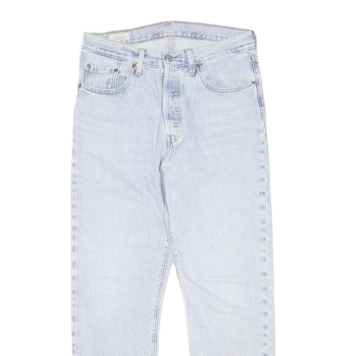 LEVI'S Womens Big E Jeans Blue Regular Straight Denim Light W30 L28 Vintage