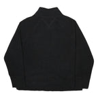 TOMMY HILFIGER Womens Black Zip Jacket XL Polyester Casual Activewear Sweatshirt
