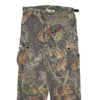 GANDER Forest Camo Cargo Mens Trousers Green Relaxed Straight W36 L32